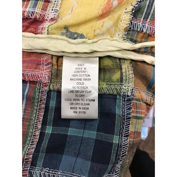 Men’s Tailor Vintage Patchwork Blazer Beach Themed Size L  🩵 - Picture 11 of 11